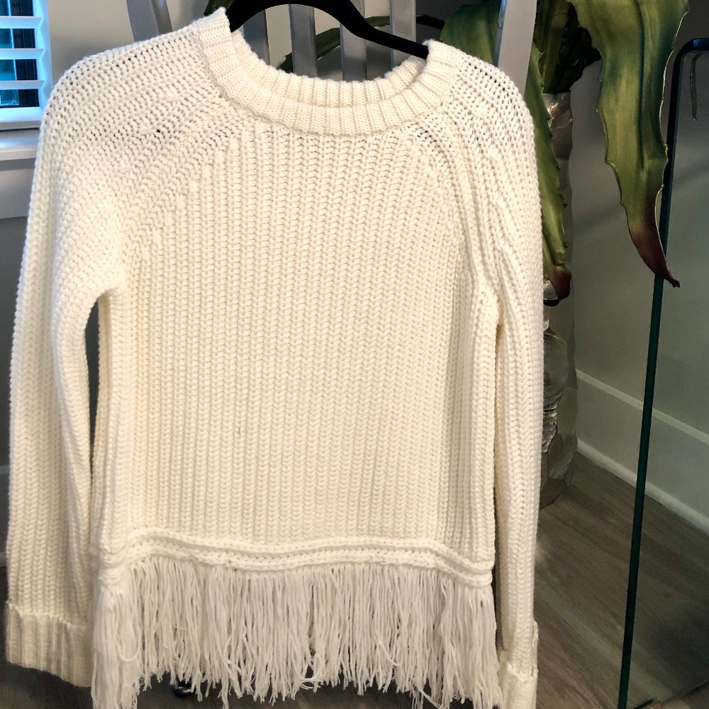Moon River Fringe Sweater